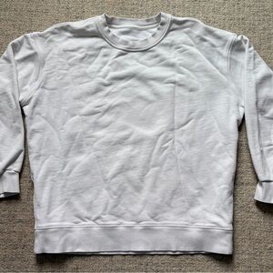 Women’s White Lululemon Crewneck